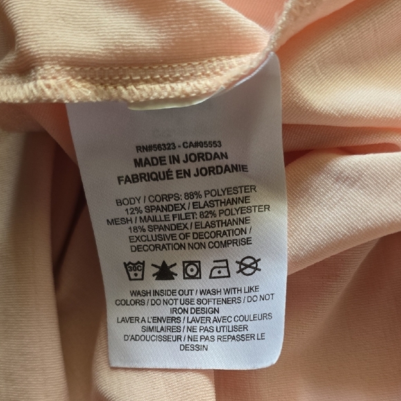 Nike Women's Light Pink Mesh Tee - Picture 6 of 6